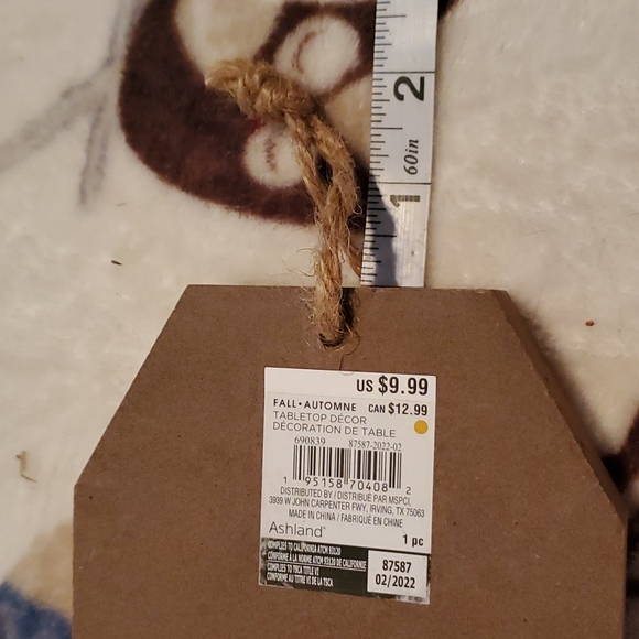 Autumn monogram F tag - Picture 6 of 7